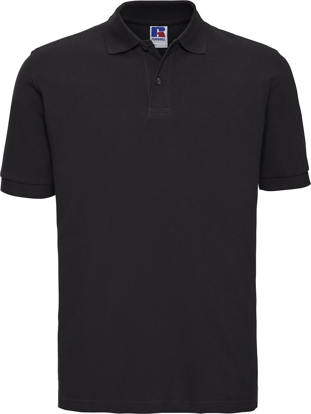 Russell - "Classic" Poloshirt für Herren (Schwarz)
