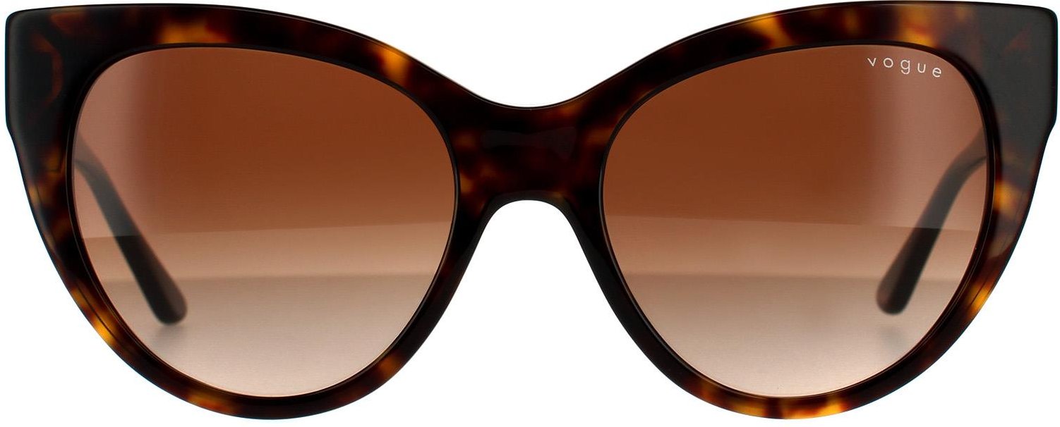 Thumbnail - Vogue Cat Eye Damen Schwarz Grau Gradient Sonnenbrille