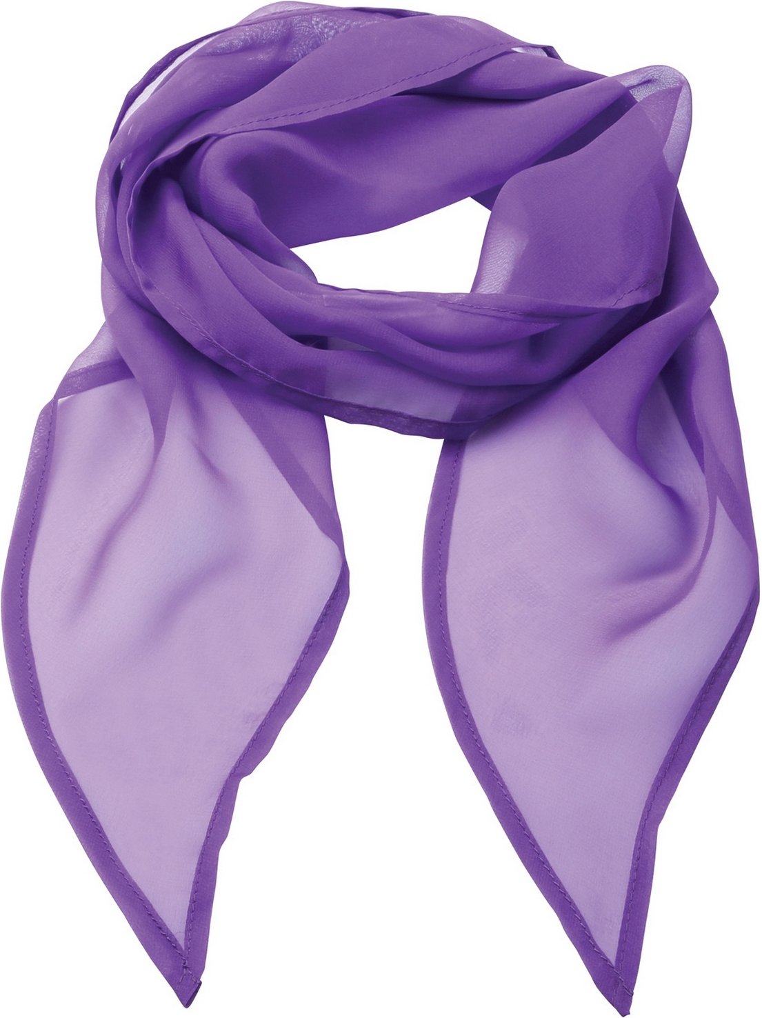 Premier Damen Chiffon-Schal / Chiffon-Halstuch (Dunkles Violett)
