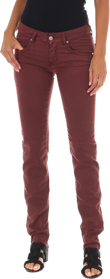 Lange Jeanshose mit schmal geschnittenem Saum 10DBF0475-B088 woman