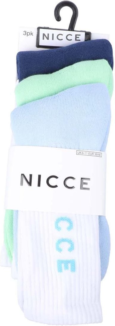 Nicce - "Brierfield" Socken für Herren - Sport (3er-Pack) (Dunkles Marineblau/Hellblau/Grün)