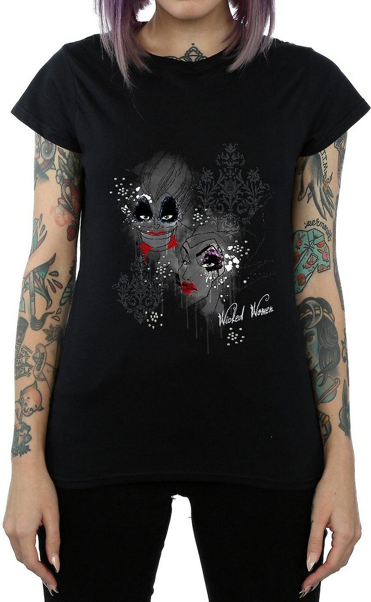 Disney - "Wicked" T-Shirt für Damen (Schwarz)