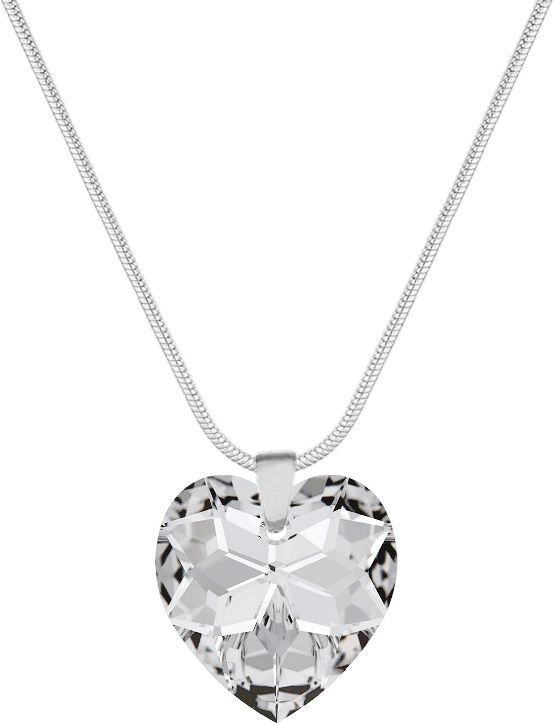 Halskette Heart mith Swarovski-Kristallen