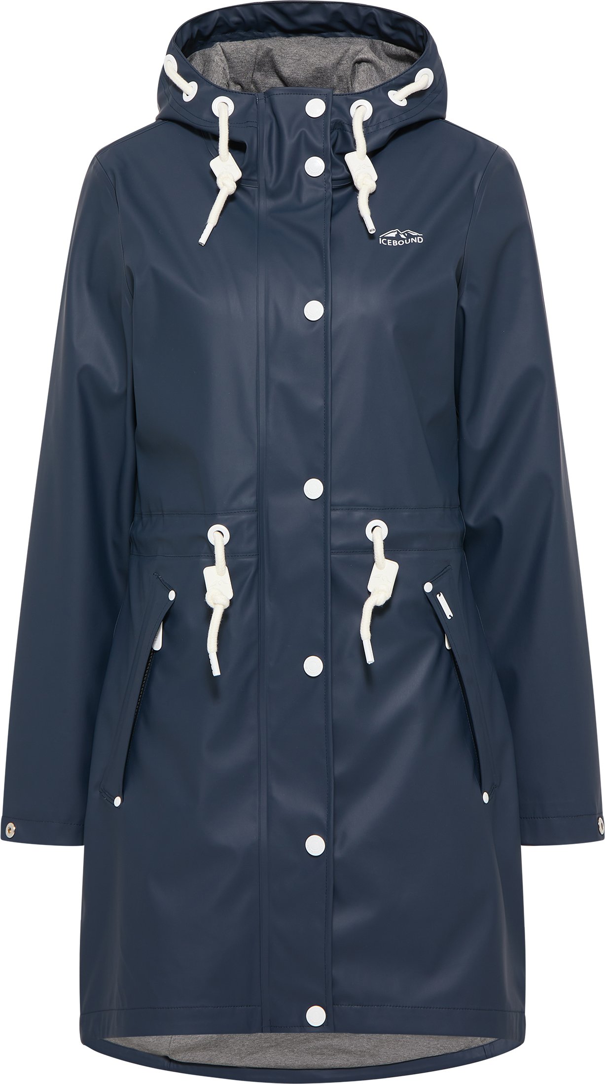 ICEBOUND Serie urban rain Regenmantel Damen Marine