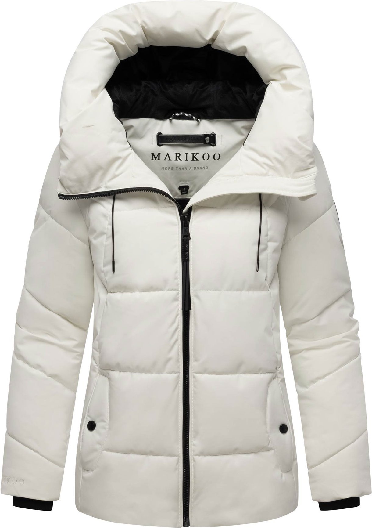 Thumbnail - Marikoo Damen Winter Steppjacke Kuscheltatze XVI mit Kapuze