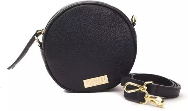 Runde Leder Umhängetasche im Kreis-Design