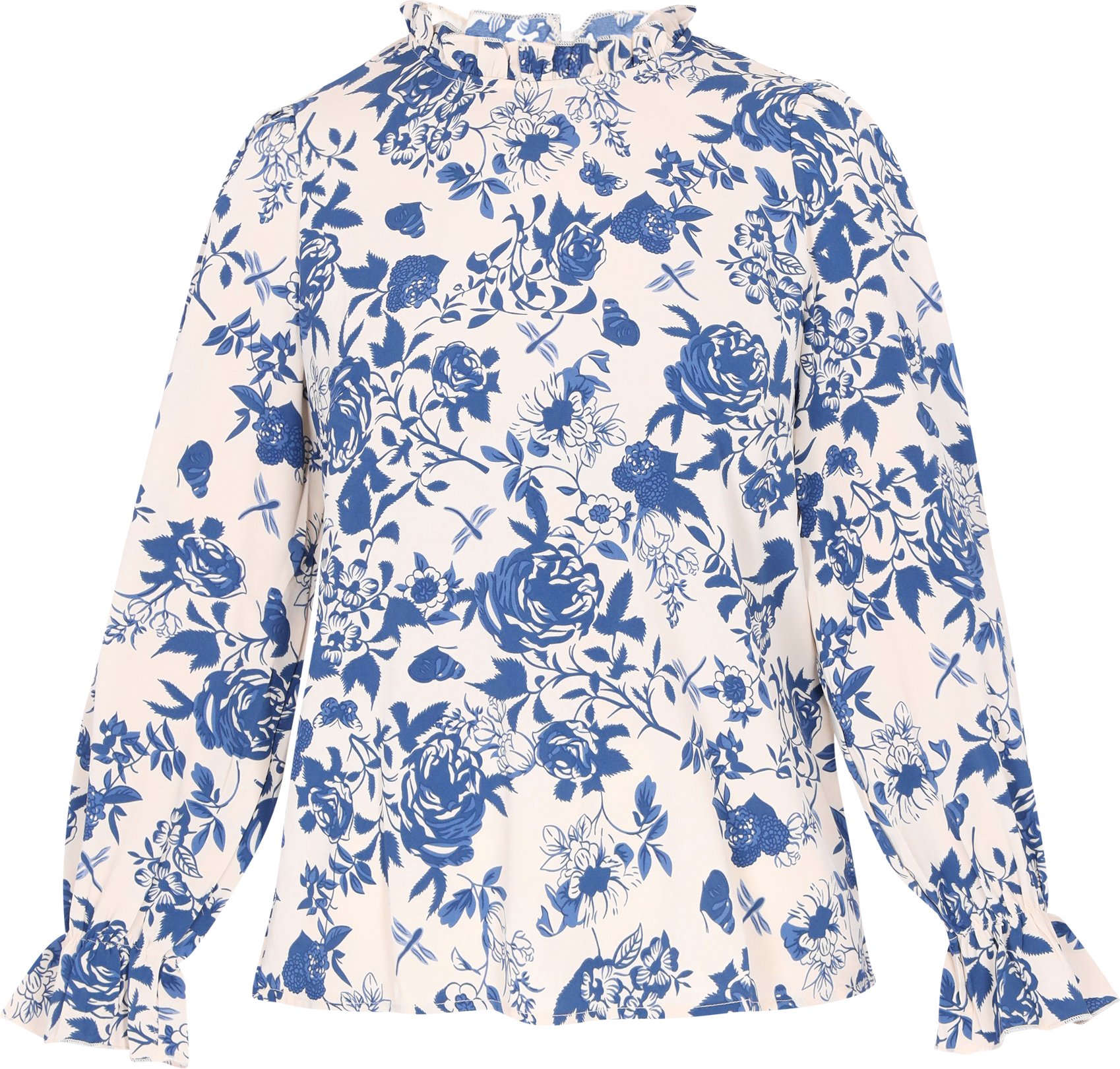 usha Bluse Frauen Himmelblau