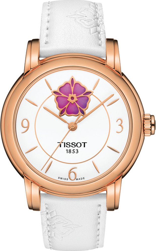 Tissot Heart Flower Weiß Damen Armbanduhr T0502073701705