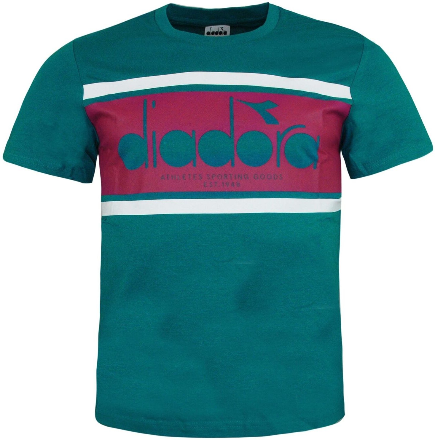 Diadora Logo Herren Deep Lake T-Shirt