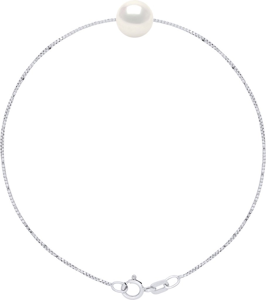 Armband echte Süßwasser-Zuchtperle rund 8-9 mm