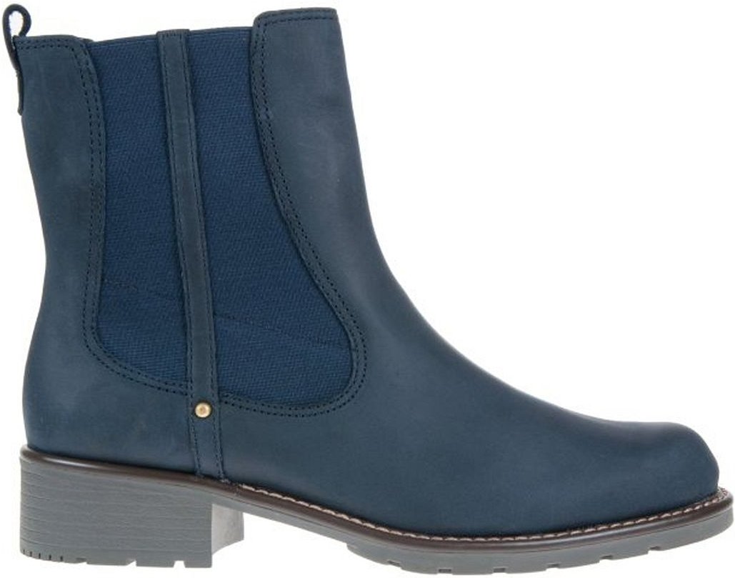 Clarks Orinoco Club Womens Navy Blue Stiefel