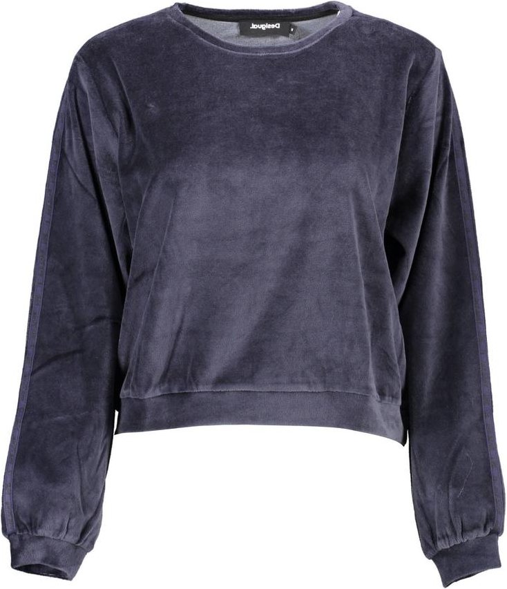 Thumbnail - Desigual Damenbluse aus blauem Baumwollstoff