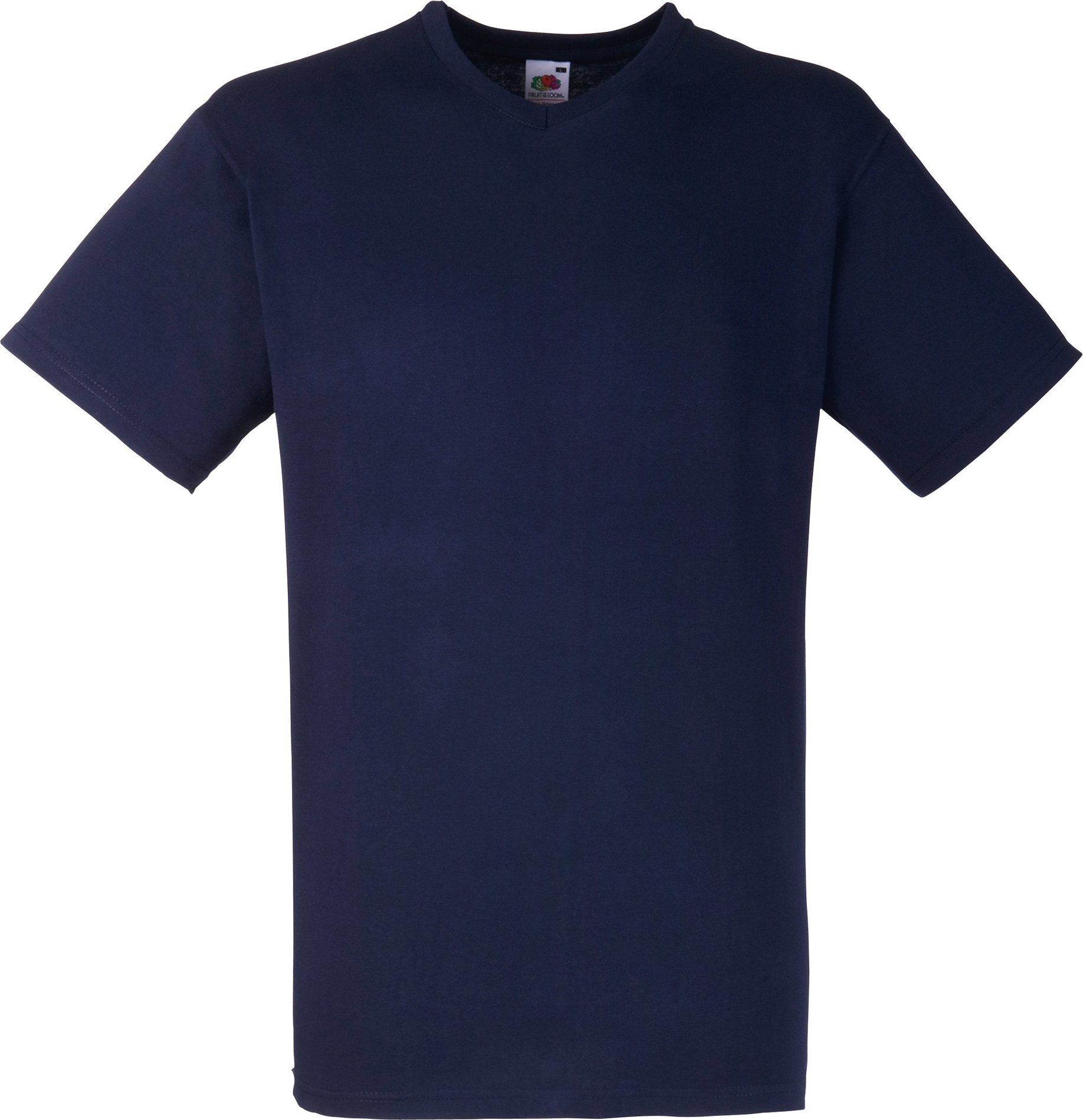 Fruit Of The Loom Valueweight T-shirt für Männer mit V-Ausschnitt, kurzärmlig (Dunkles Marineblau)