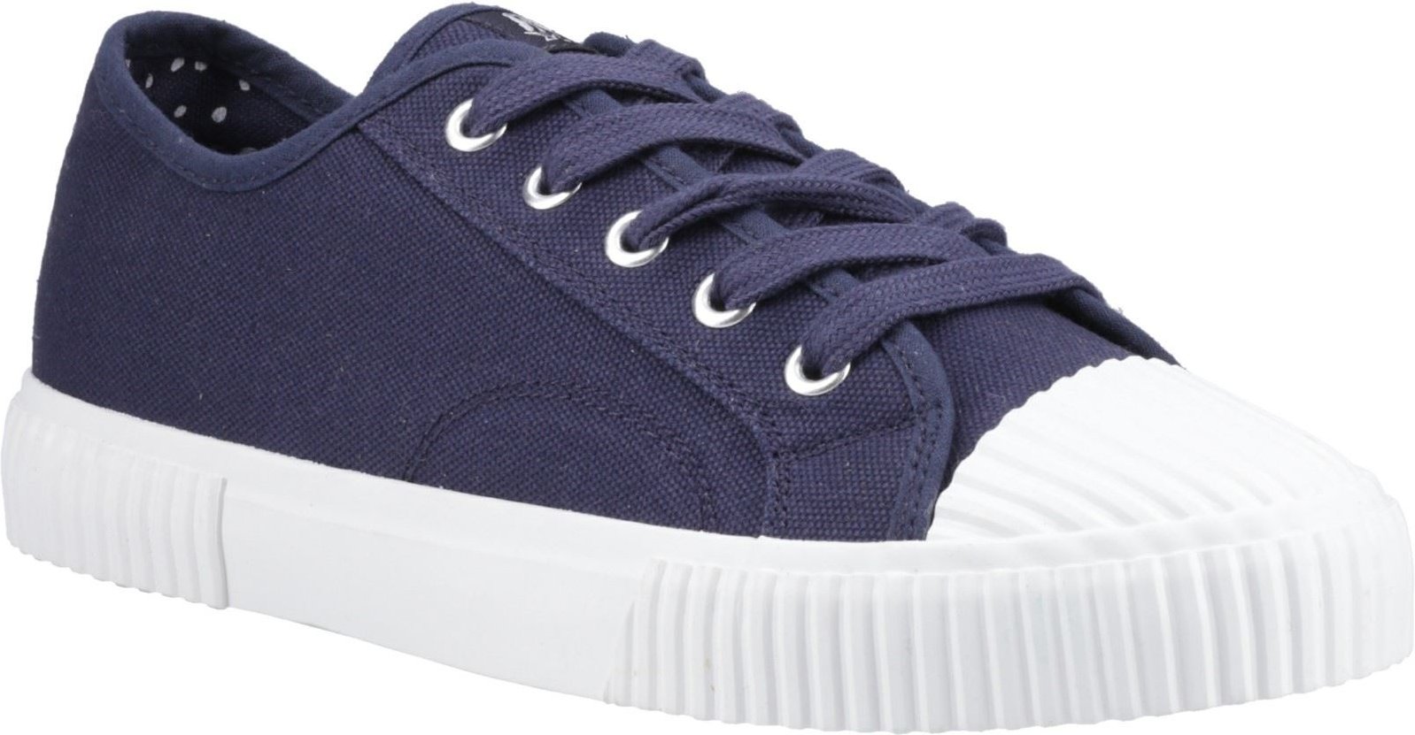 Thumbnail - Hush Puppies Freya Canvas Textil Damen Sneaker in Marineblau