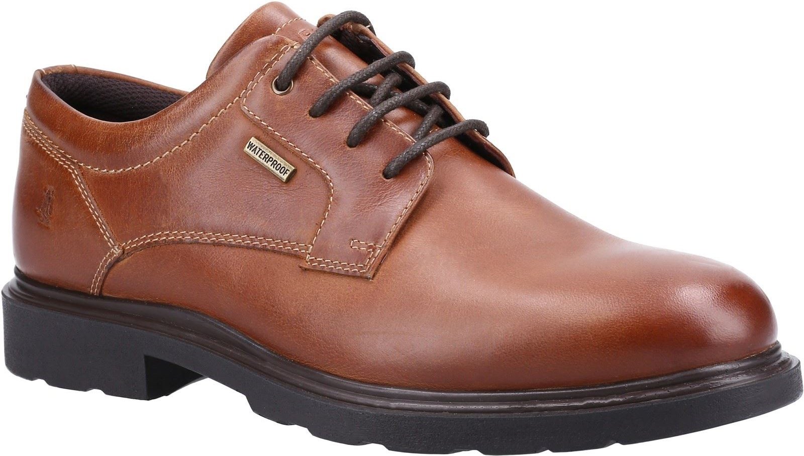 Hush Puppies Pearce Leder Herren Tan Schnürschuhe