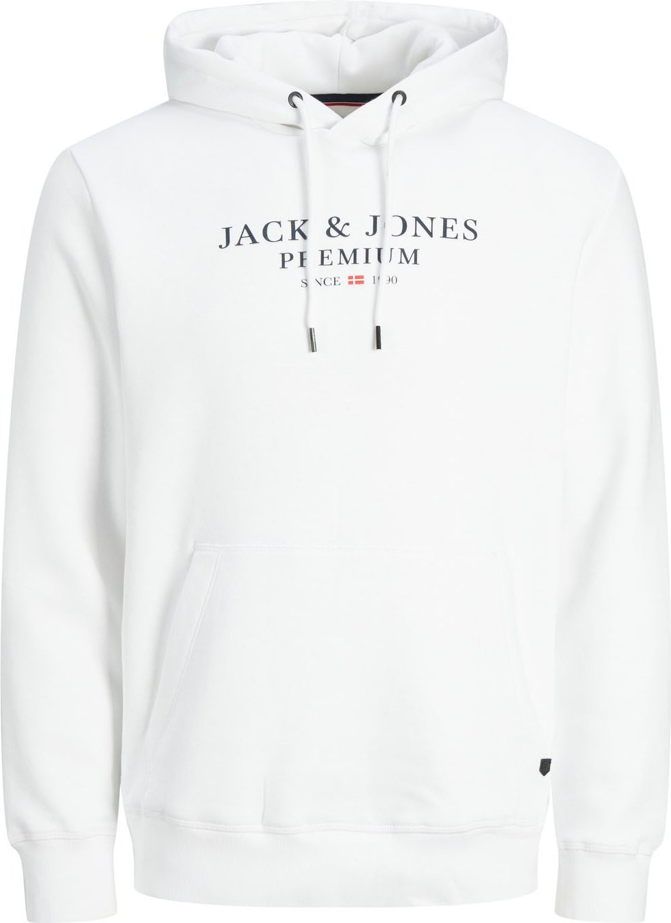 Herren-Kapuzenpullover der Marke Jack & Jones. Der Hoodie ist aus hochwertiger Baumwolle und Polyester gefertigt. Die fe...