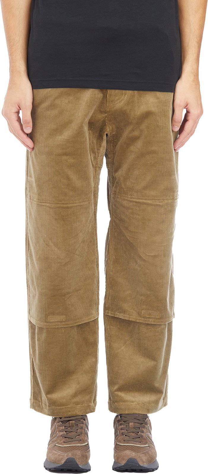 Corduroy-Hosen mit doppeltem Knie