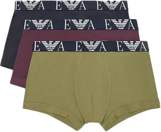 Emporio Armani Herren Boxer Pack x3 Eagle GA