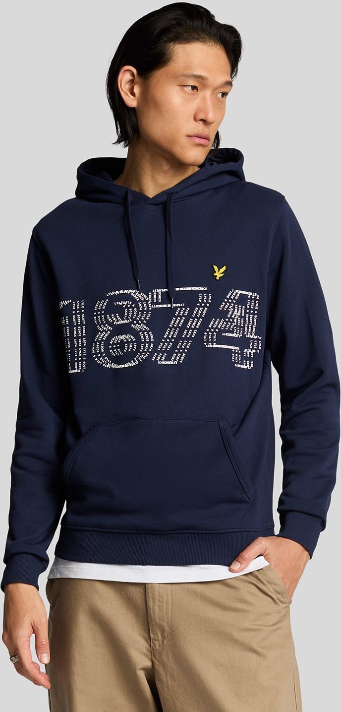 Thumbnail - Lyle & Scott � 1874 � Kapuzenpullover mit Logo, Marineblau