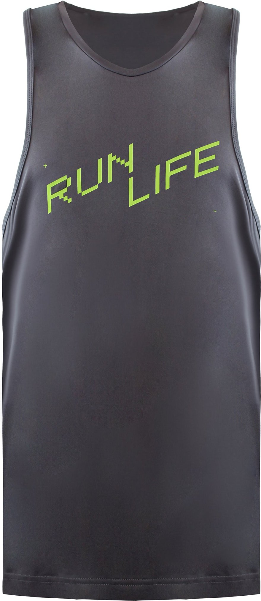 MyProtein Graphic Lauf-Herrenweste Grau
