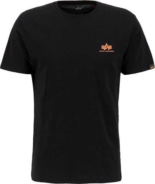 Backprint Reflective Print T-Shirt