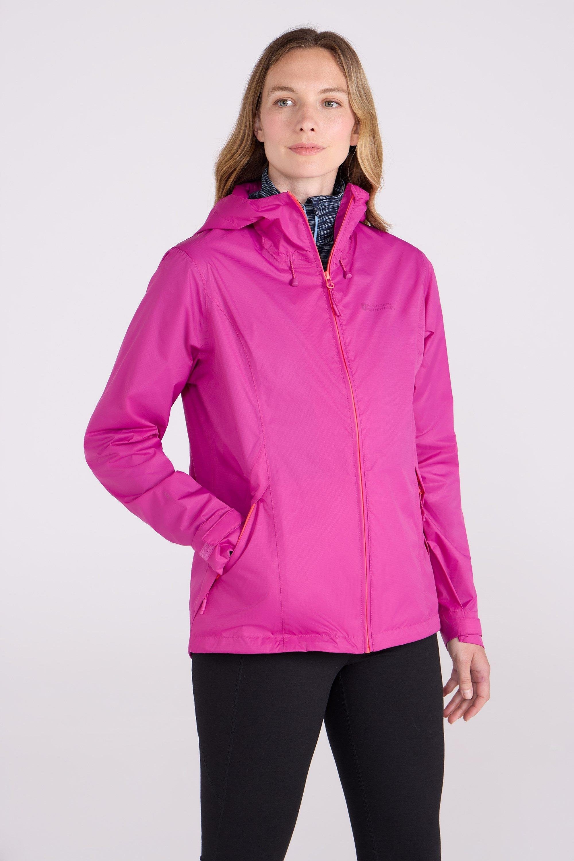 Mountain Warehouse - "Swerve" Jacke, wasserfest Zum Falten für Damen (Leuchtend Rosa)