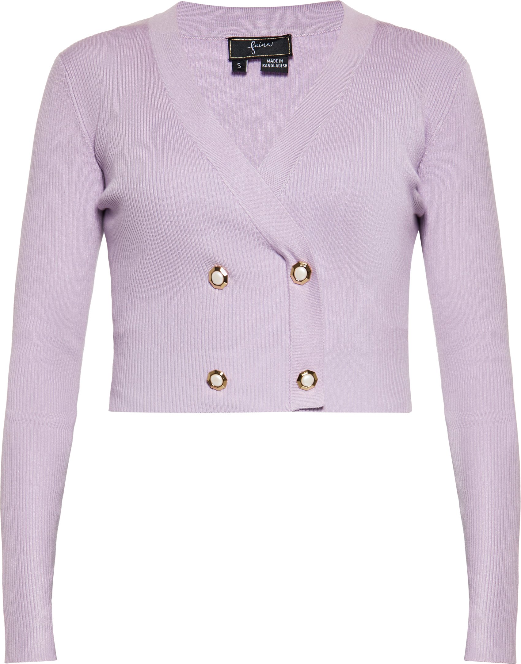 Faina Strickjacke Damen Lavendel