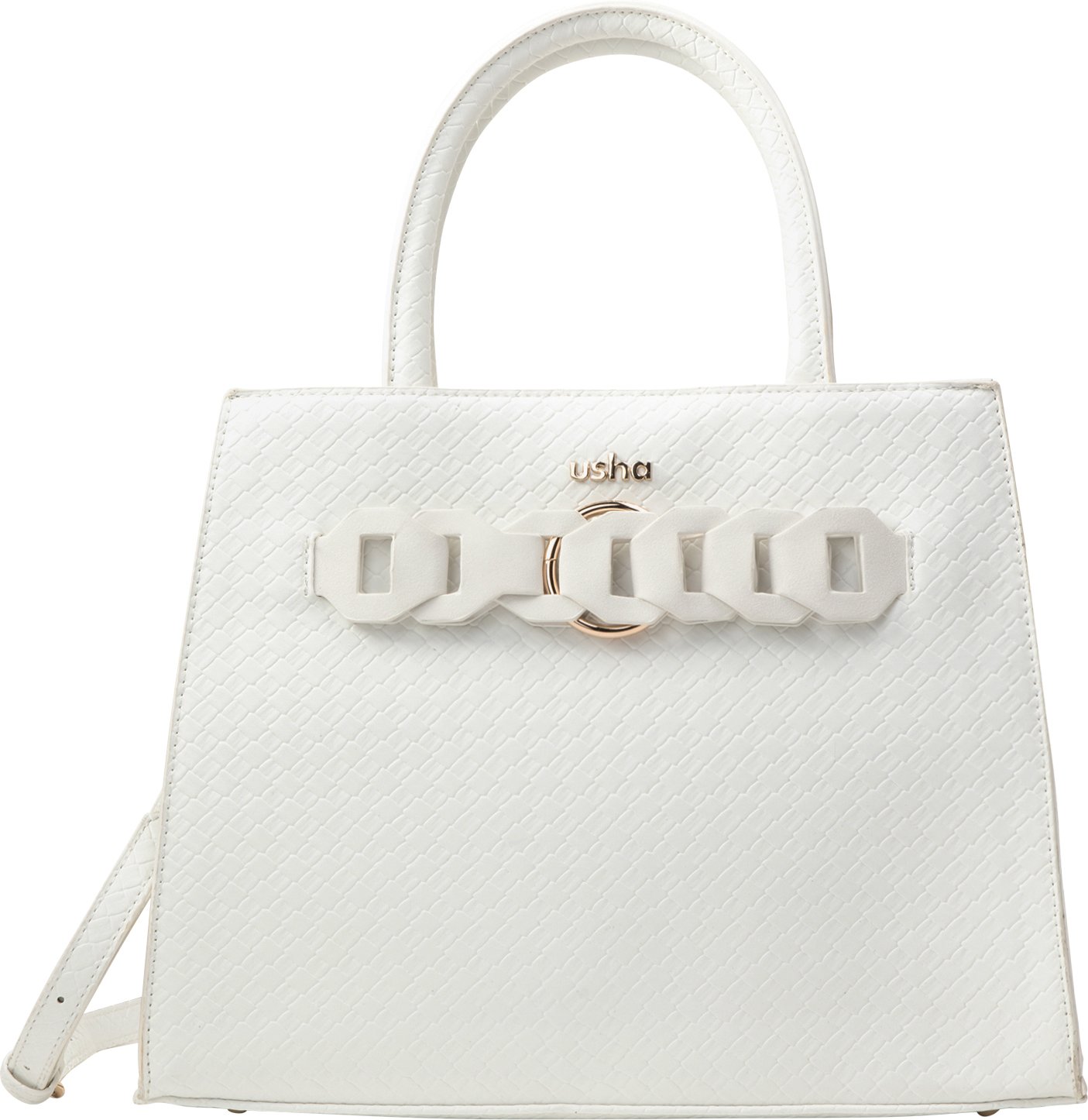 usha Henkeltasche Damen weiss
