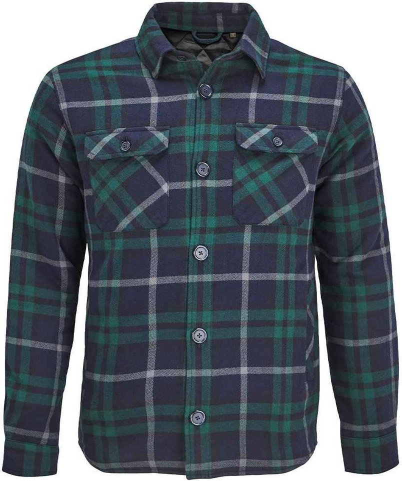 SOLS - "Noah" Hemdjacke Wattiert für Herren/Damen Unisex (Grünes Imperium)