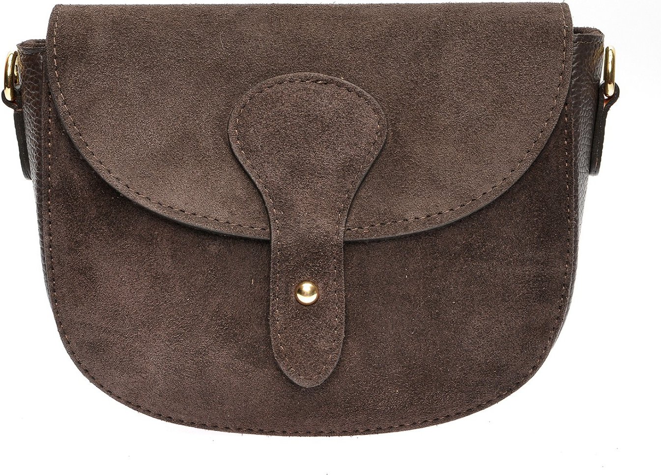 Anna Luchini Weinrote Lederhandtasche