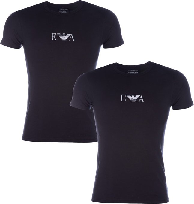 Armani 2er-Pack T-Shirts für Männer in Schwarz