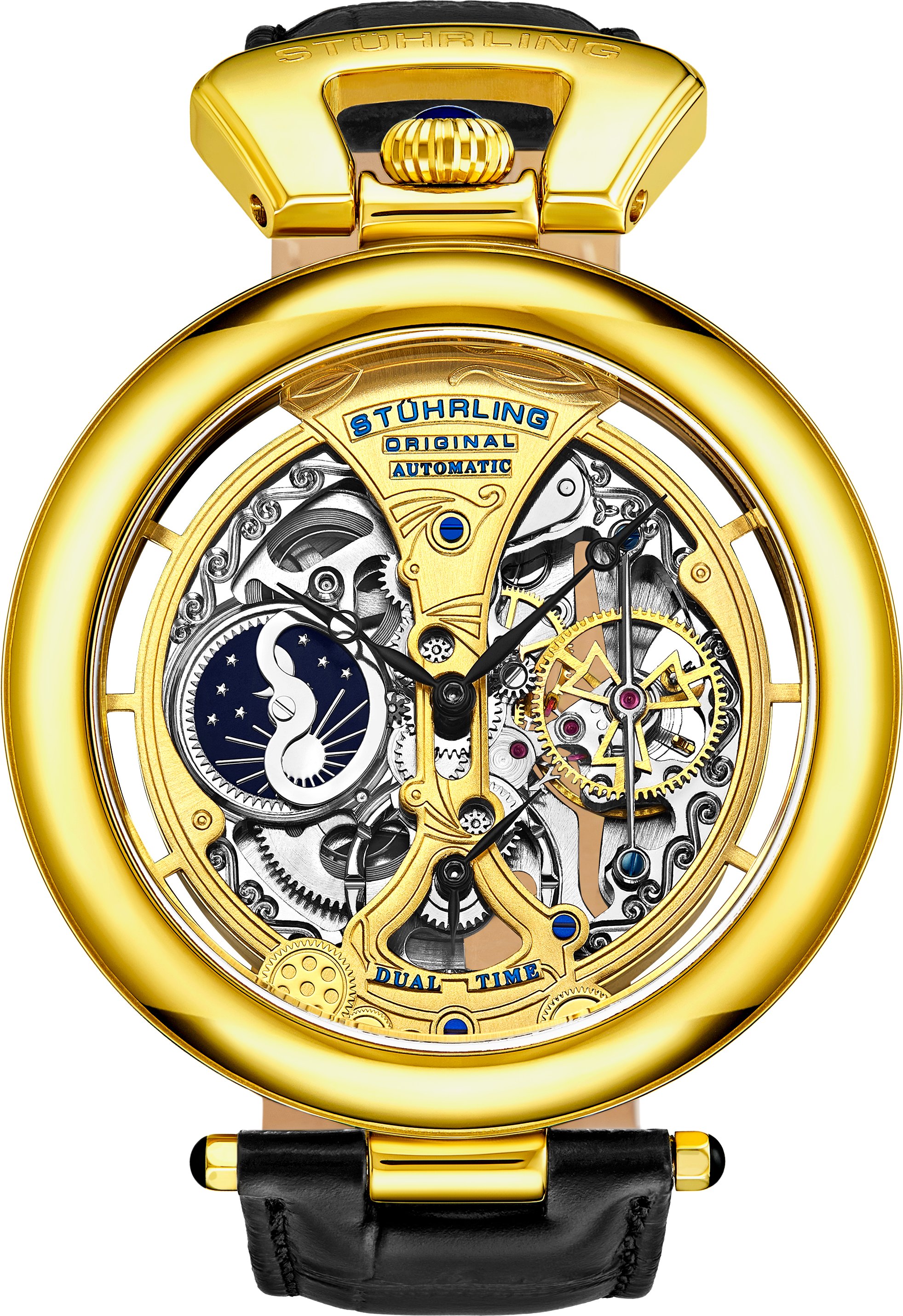 Gold Emperor's Grandeur Automatik 49mm Skeleton