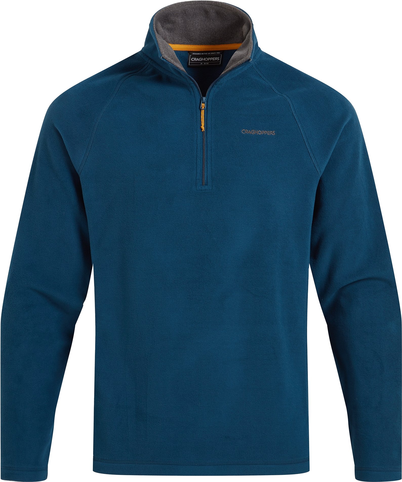 Craghoppers - "Corey VI" Fleece-Oberteil, mit halbem Reißverschluss für Herren (Turmalin Blau)