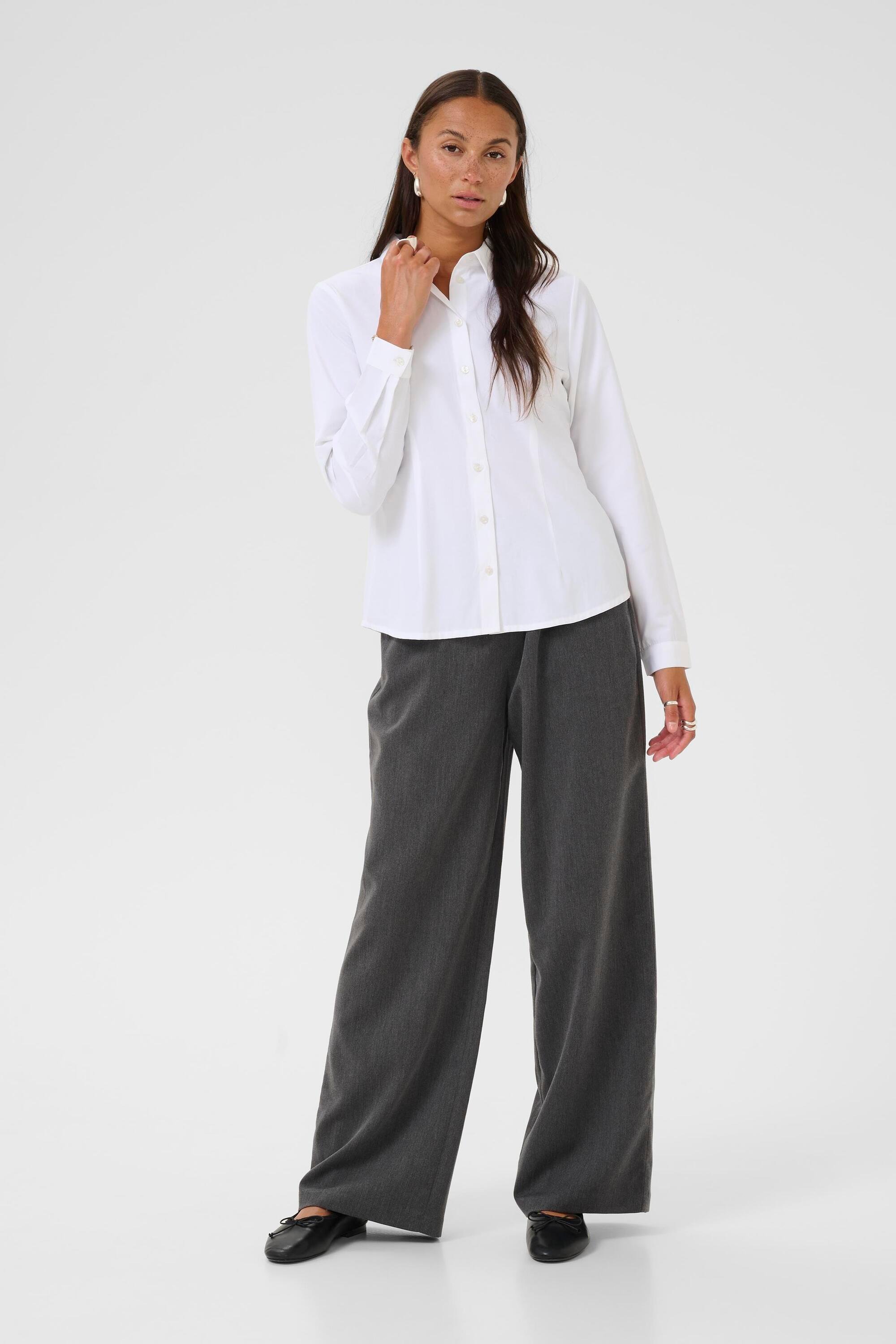 Langarm - Hemd KAgiulia Tight fit white