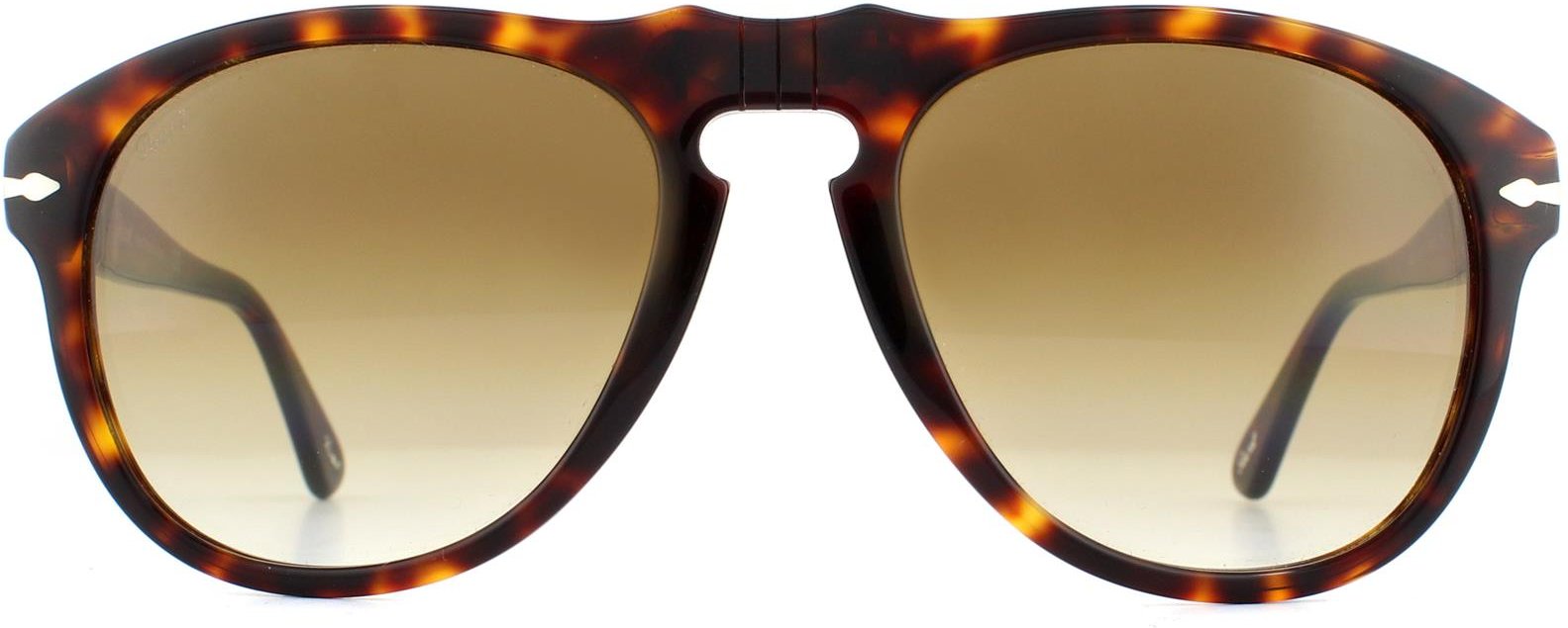 Persol Aviator Mens Havana Brown Gradient Lunettes de soleil