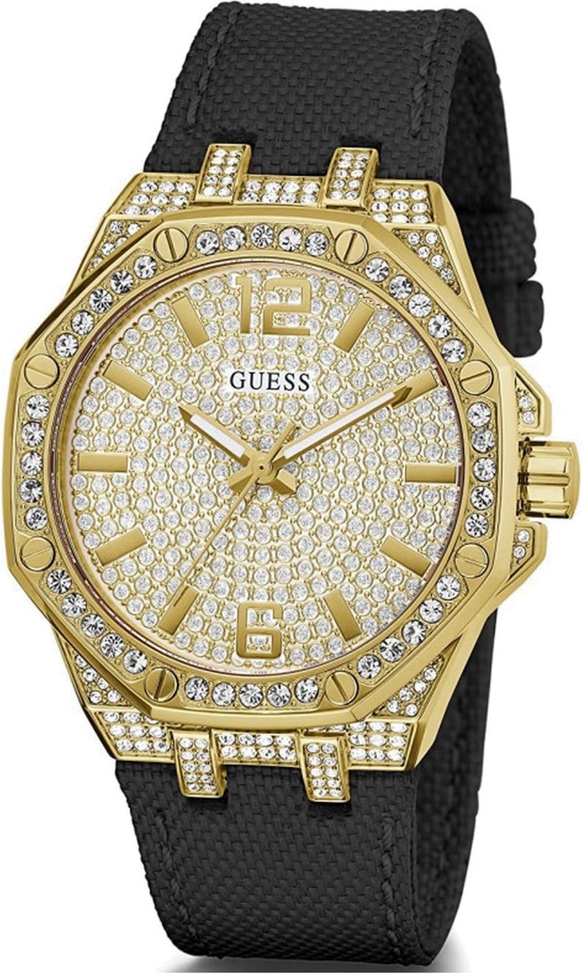 Thumbnail - Guess Damenuhr Quartz Gold