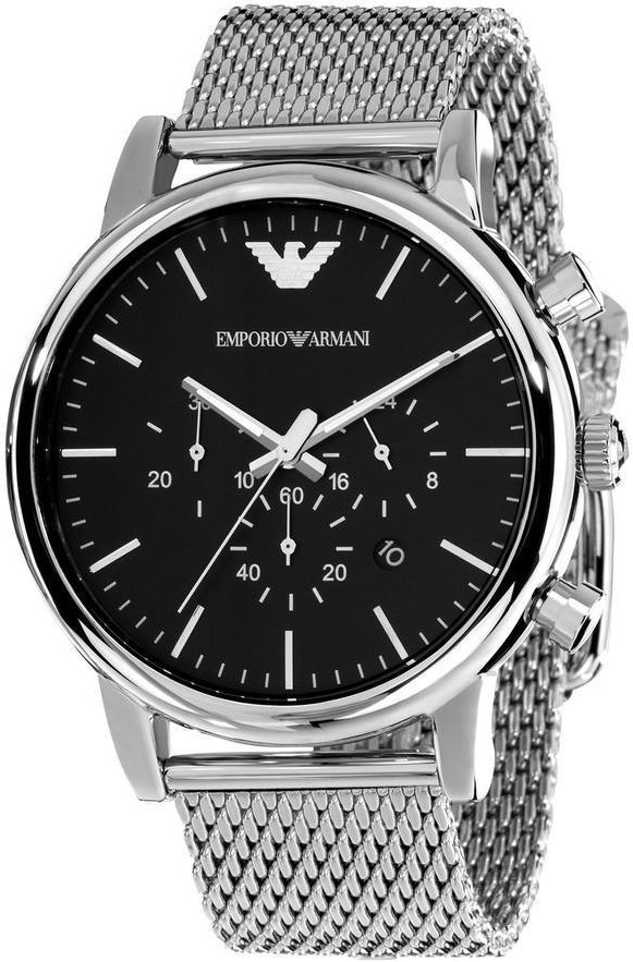 Emporio Armani Luigi Silber Herren Armbanduhr AR1808