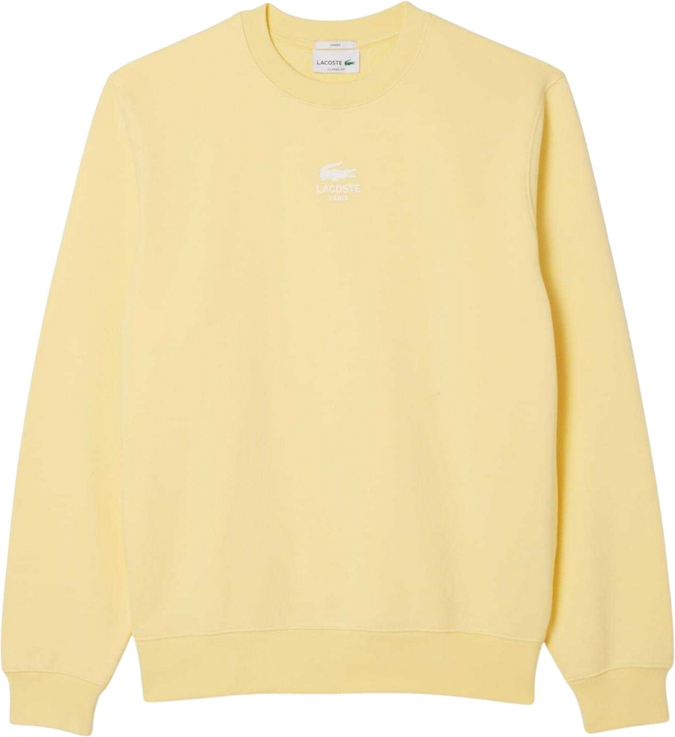 Lacoste - Sweatshirt für Herren/Damen Unisex, Fleece (Gelb)