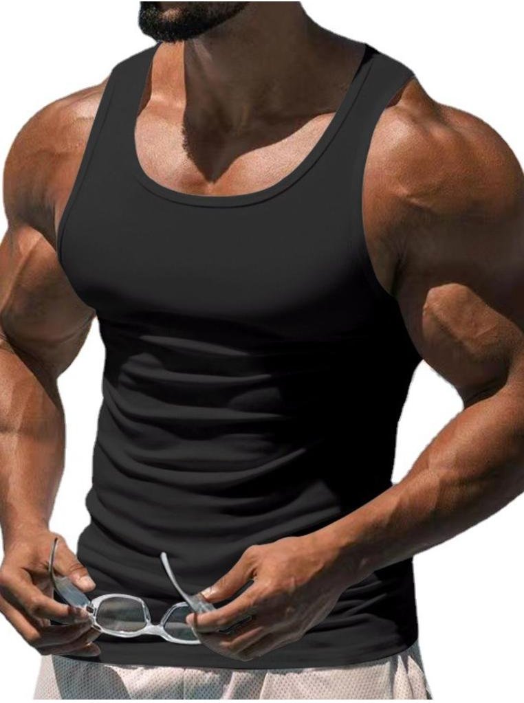 Herren Plus-Size Tanktop mit breiten Trägern