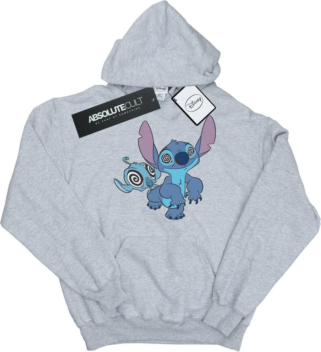 Disney - "Lilo And Stitch Hypnotized" Kapuzenpullover für Herren (Grau)