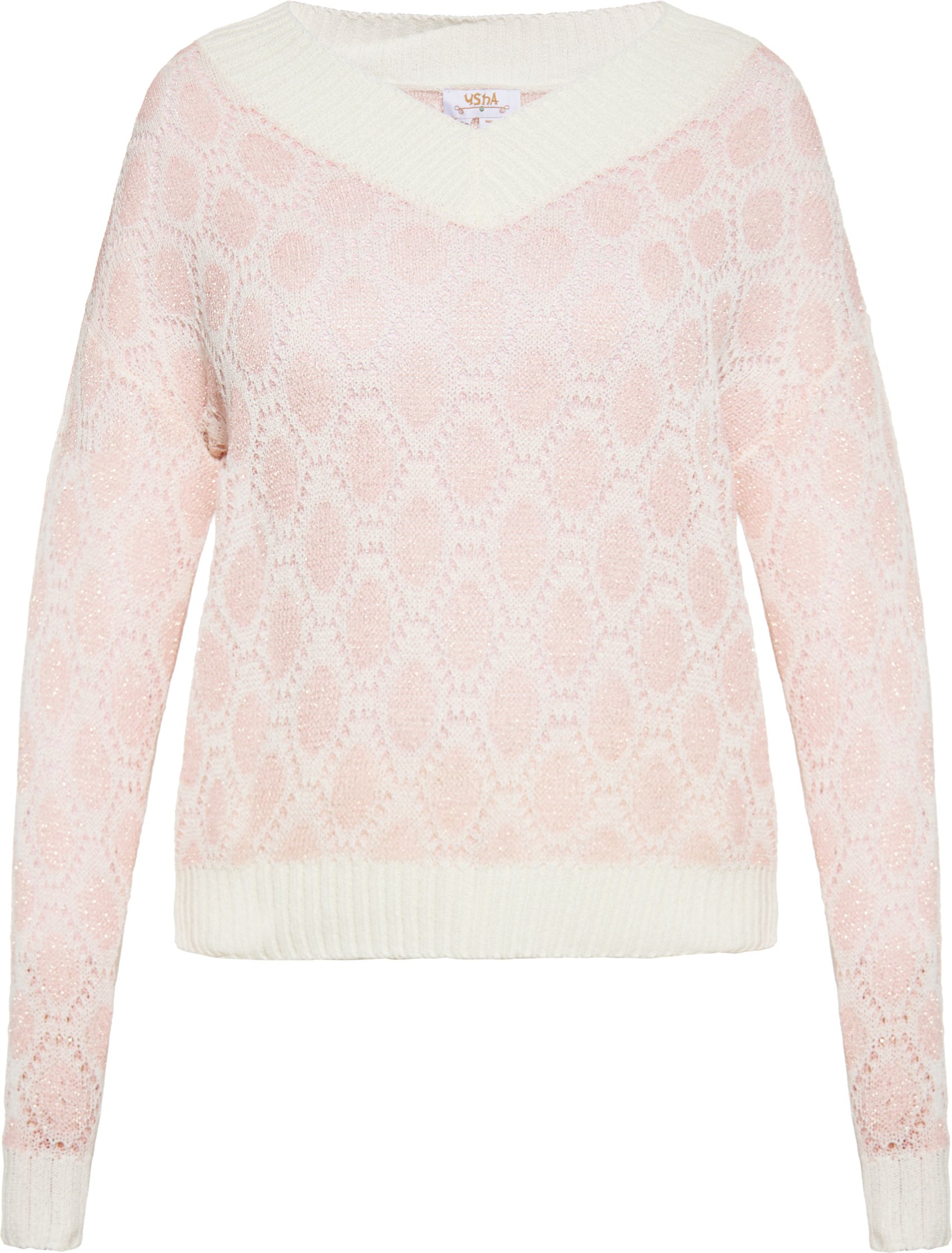 usha Zur Seite fahren Damen Weiss hellrosa