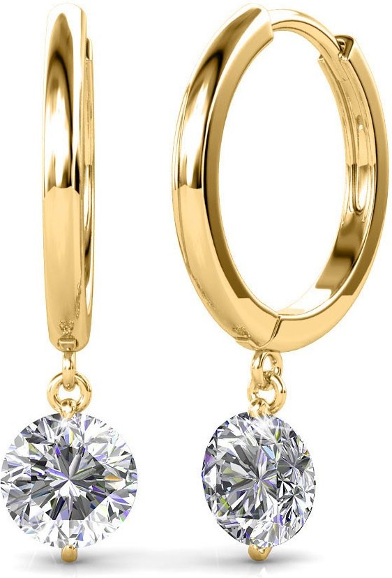 Grace Ohrringe - Gold und Kristall