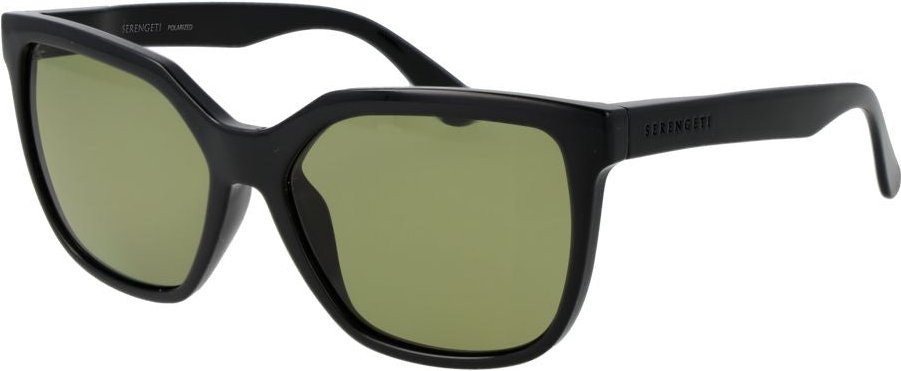 Serengeti Schwarze Plastiksonnenbrille
