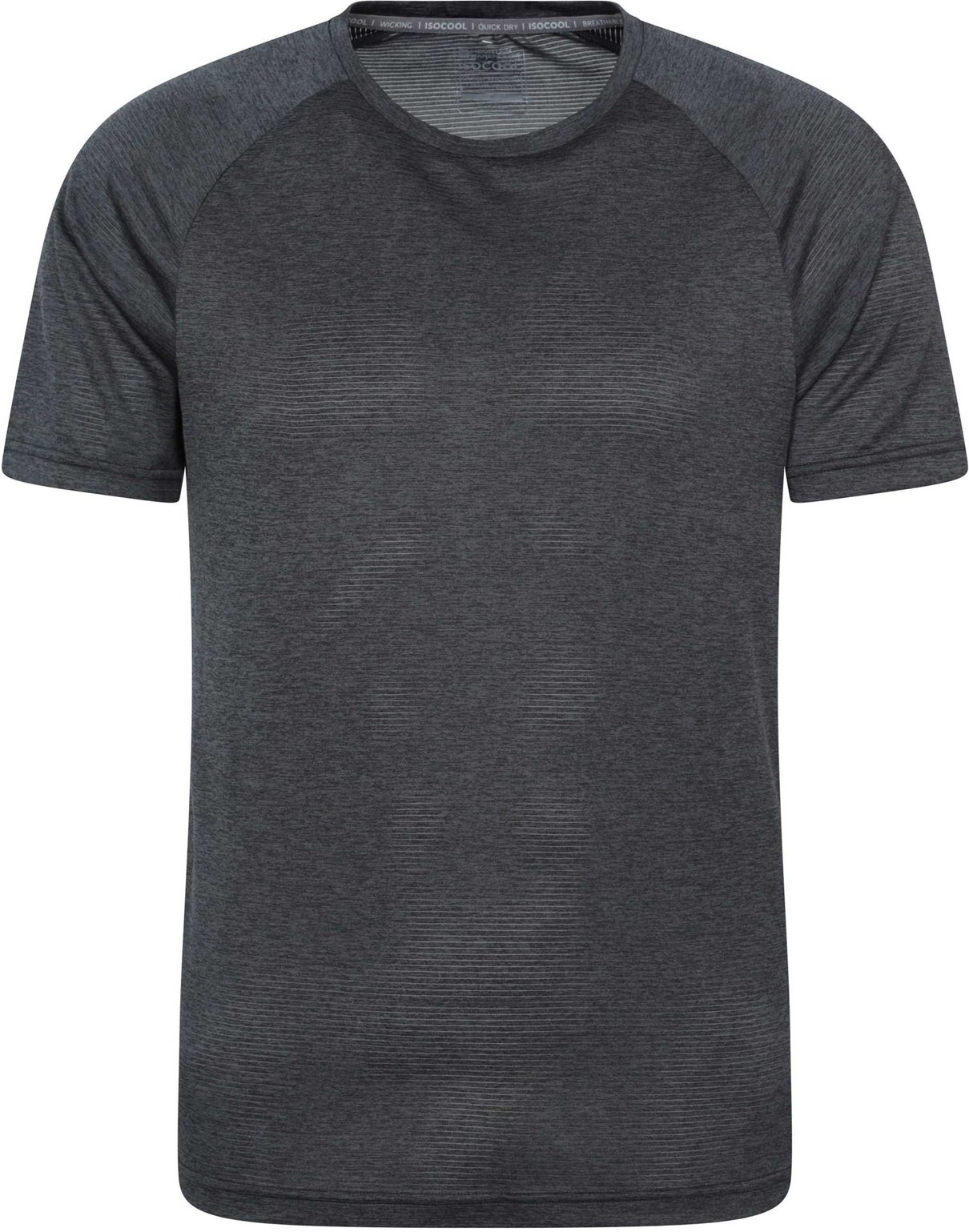 Mountain Warehouse - "Pulse" T-Shirt für Herren, IsoCool, kurzärmlig (Dunkelgrau)