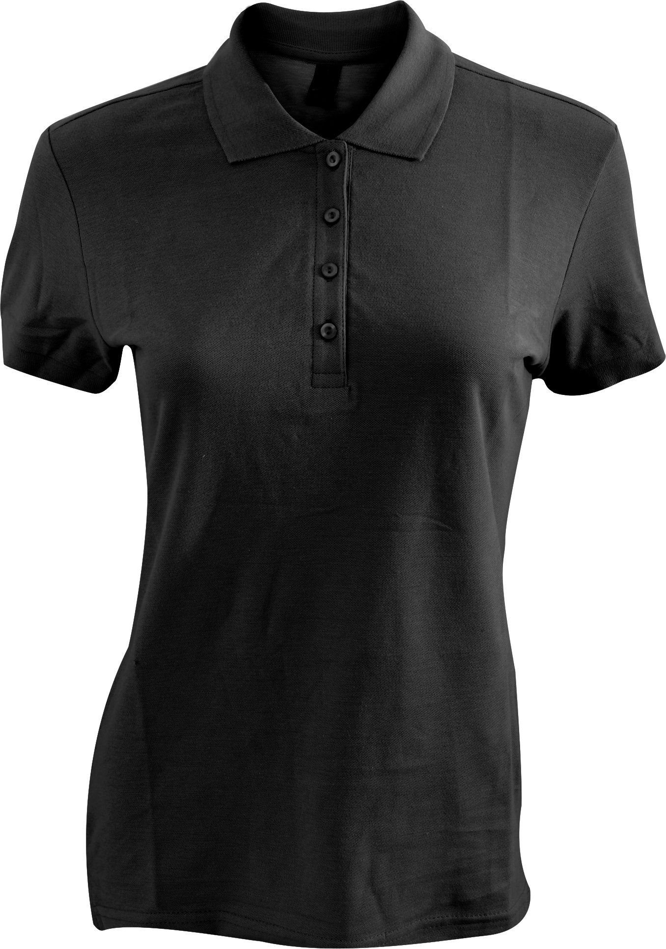 SOLS Womens/Ladies Passion Pique Short Sleeve Polo Shirt (Schwarz)