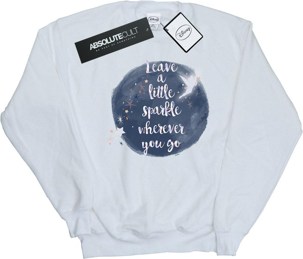 Disney - "Tinker Bell A Little Sparkle" Sweatshirt für Herren (Weiß)