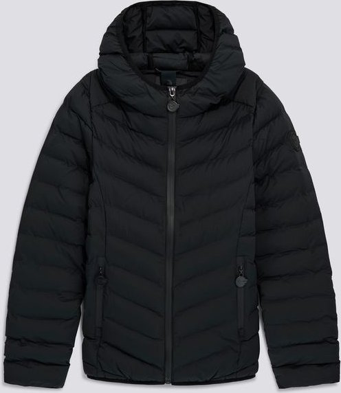 Schwarze NYLA SEAMLESS Bomberjacke für Damen