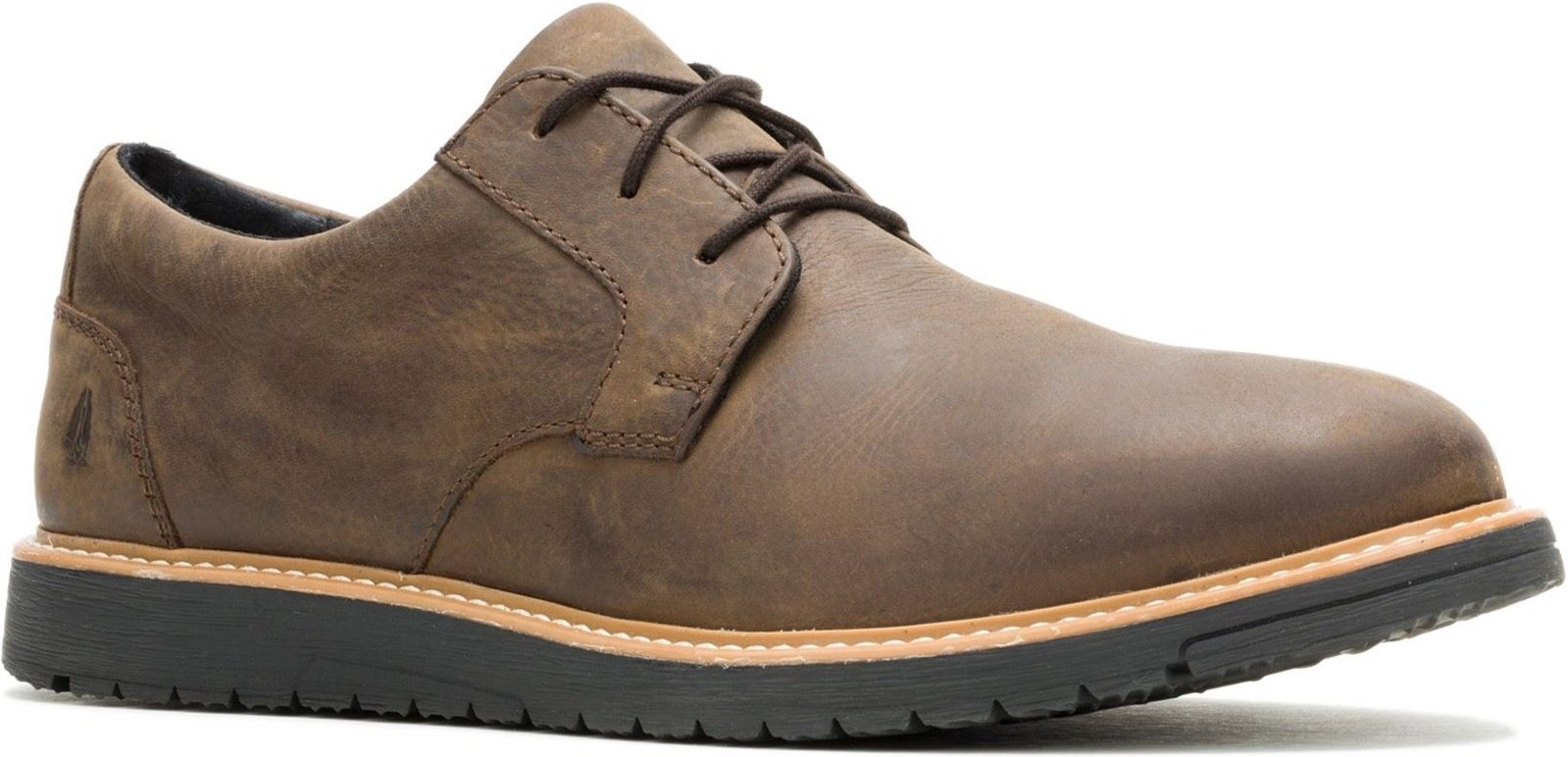 Hush Puppies JENSON MUDDY RIVER Leather Herren Braune Oxford-Schuhe