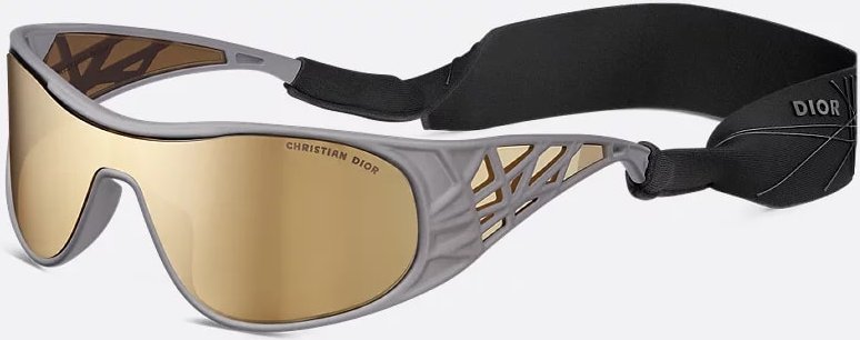 Braune Acetat-Sonnenbrille