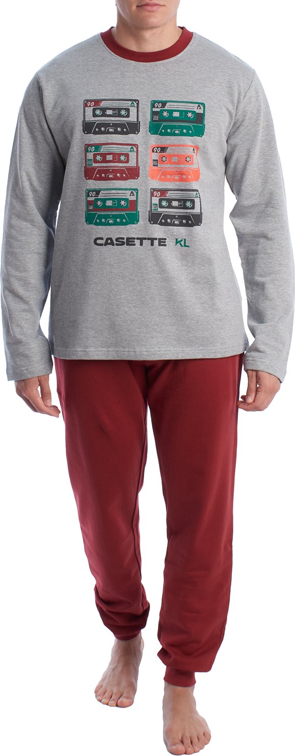 Männer Winter Plüsch Baumwolle Pyjamas KLP6